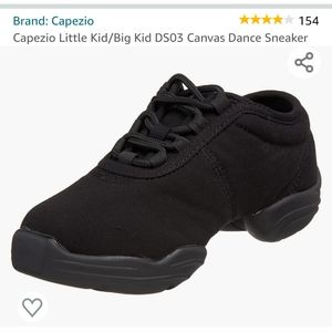 Capezio black dance shoes